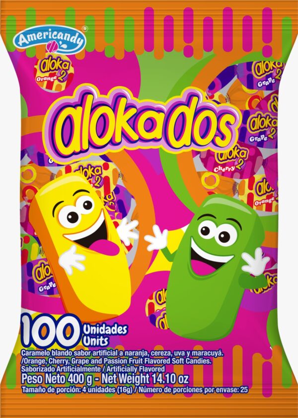 Alokados Caramelo Blando x 100 unid