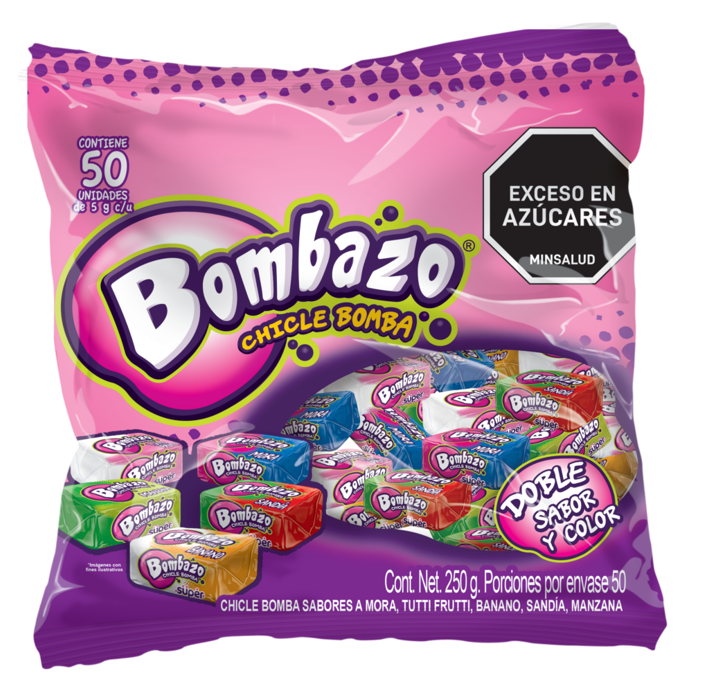 Chicle Bombazo X 50 Unid   Multidulces