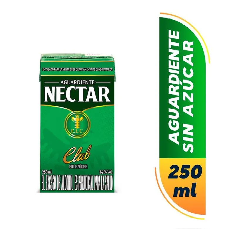 Aguardiente Nectar Club x 250ml