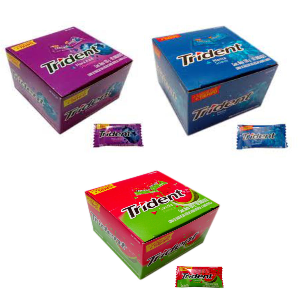 Trident Individual Surtido x 60 unid - Multidulces