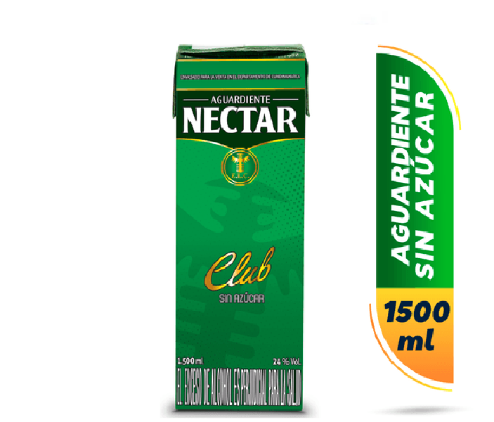 Aguardiente Nectar Club x 1500ml