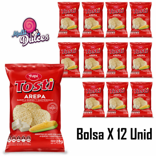 Tosti Arepa x 12 Unid