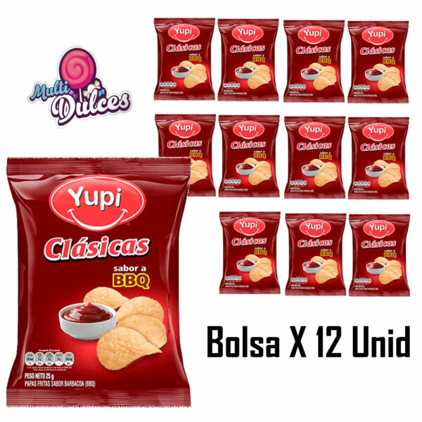 Yupi Clasicas BBQ X 12 Unid