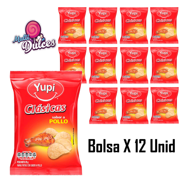 Yupi Clasicas Pollo X 12 Unid