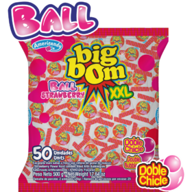 Big Bom Ball Fresa X 50 Unid