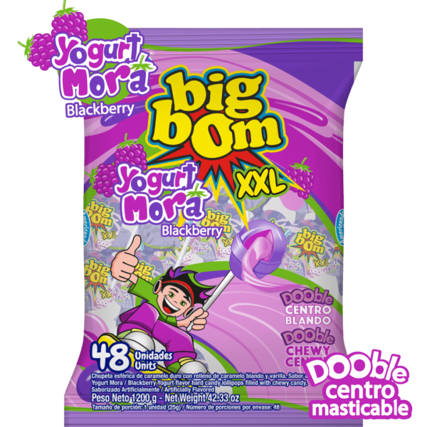 Big Bom XXL Yogurt Mora X 48 Unid
