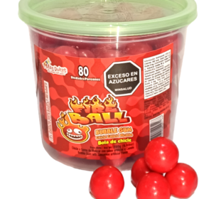 Chicle Fire Balls x 80 Unid