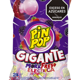 Pin Pop Gigante Fresa Electrica X 24 Unid