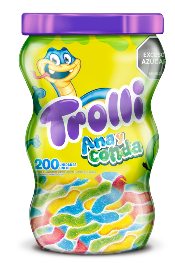 Trolli Anaconda Jarra x 200 Unid