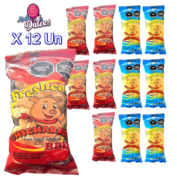 Chicharron Freshcold Surtido X 12 Unid